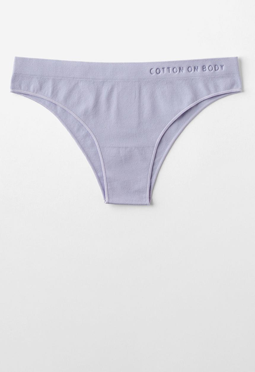 Cotton On - Seamless Hipster Cheeky Brief 3 Pack - Multi