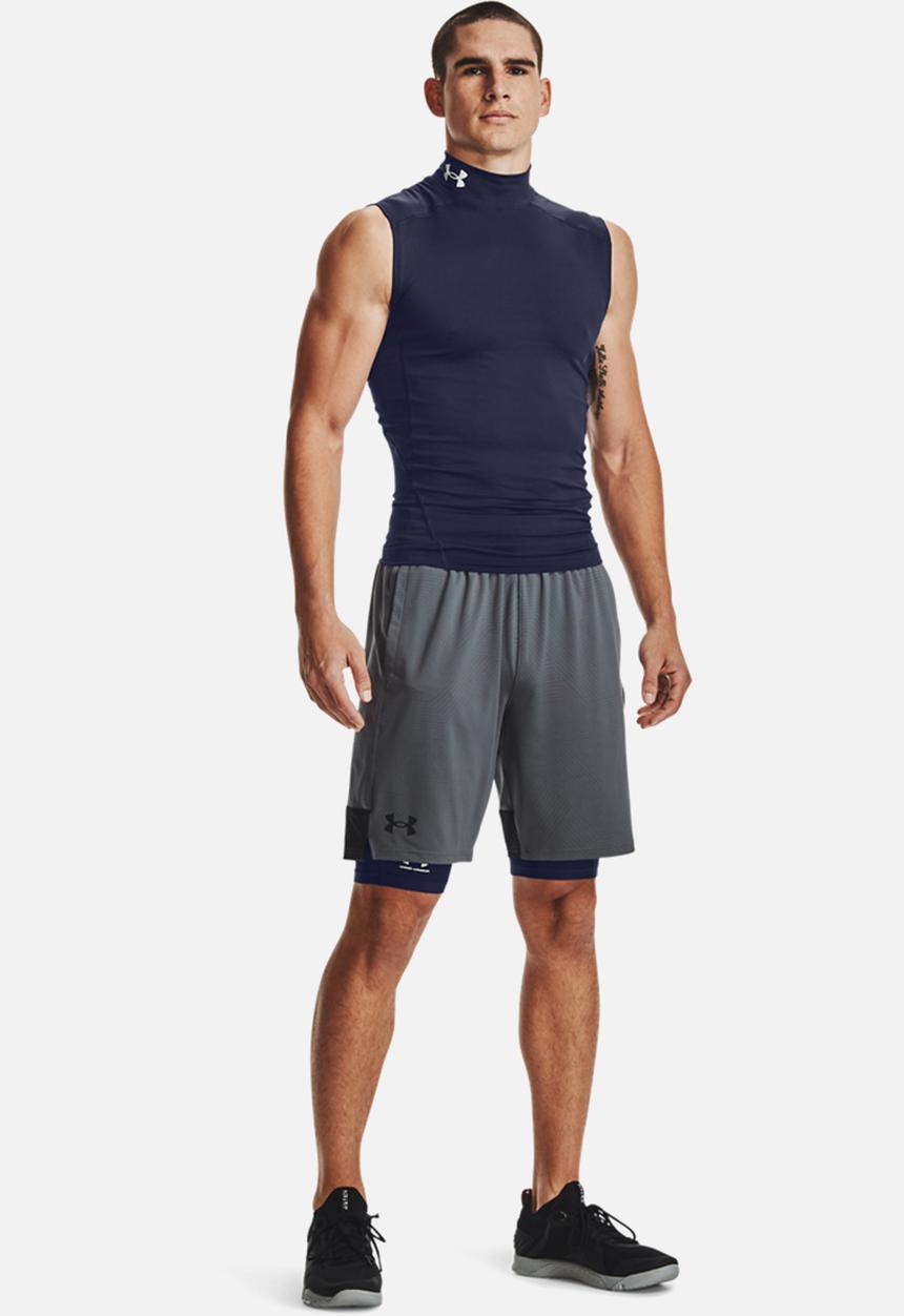 Under Armour - UA HG Armour Lng Shorts - Midnight Navy & White