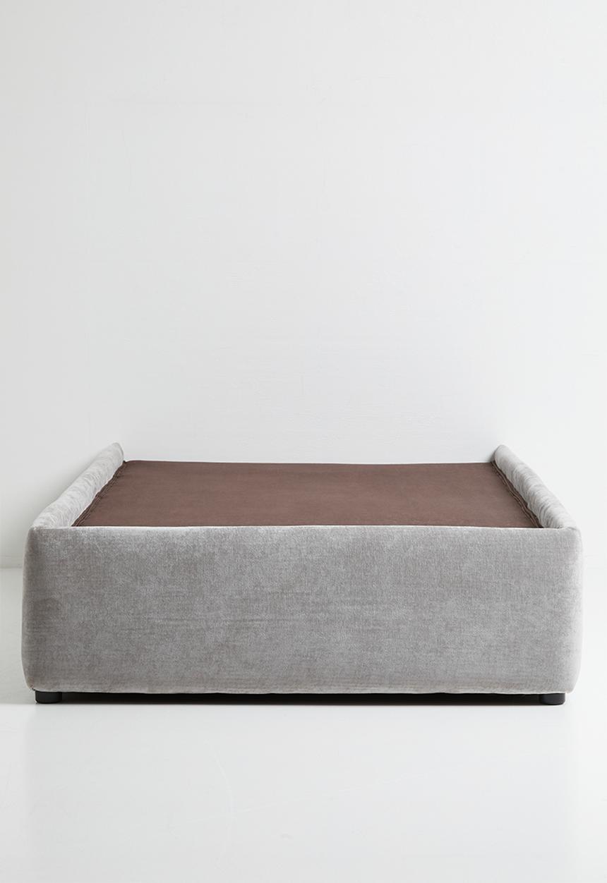 Sixth Floor - Milo Bed Base - smoke