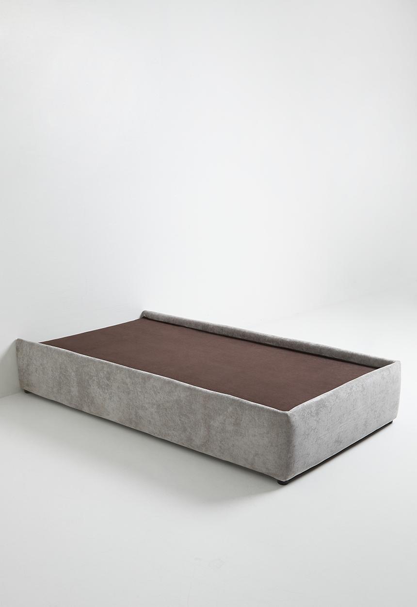 Sixth Floor - Milo Bed Base - smoke