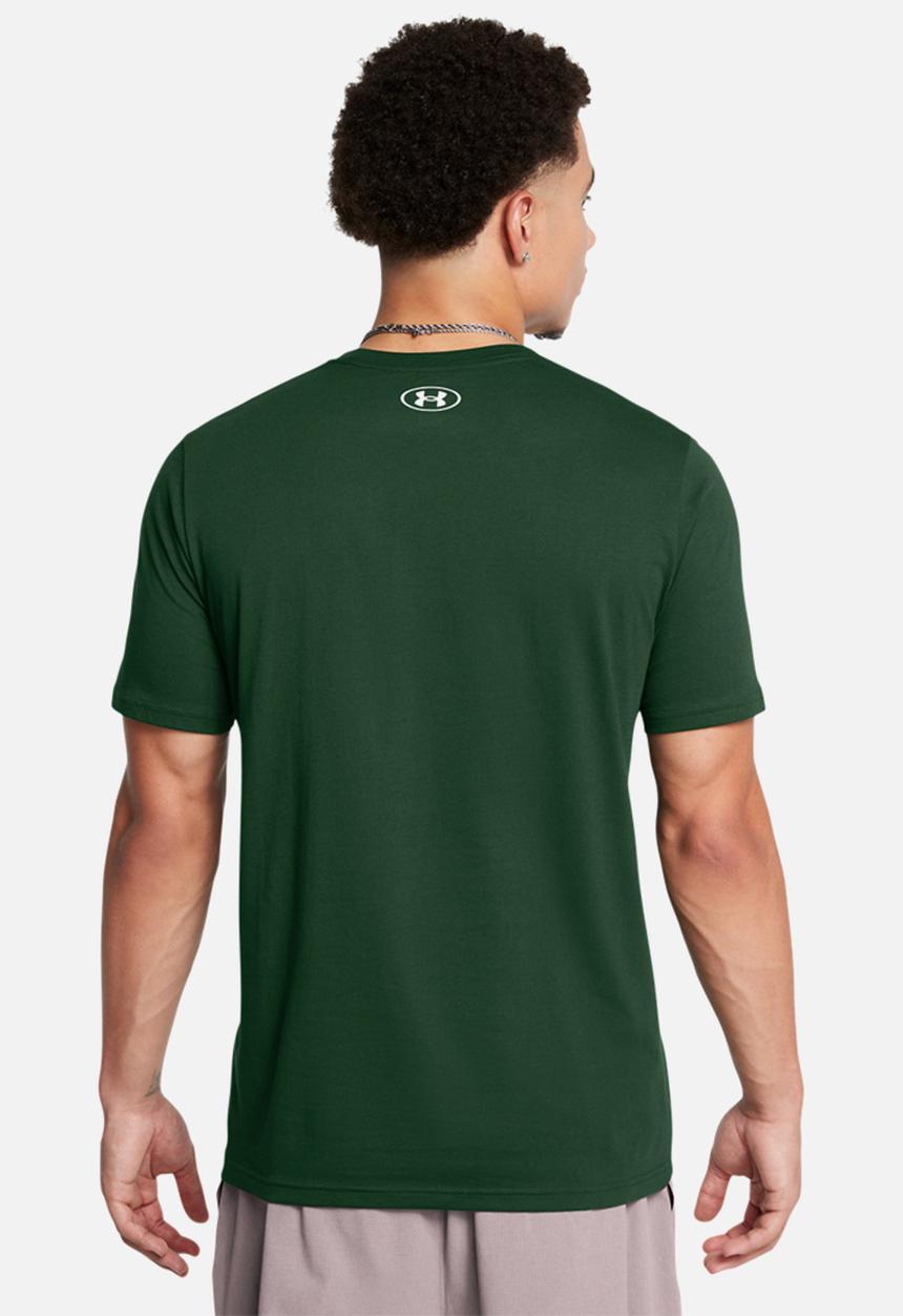 Under Armour - UA SPORTSTYLE LOGO UPDATE SS - Forest Green & White