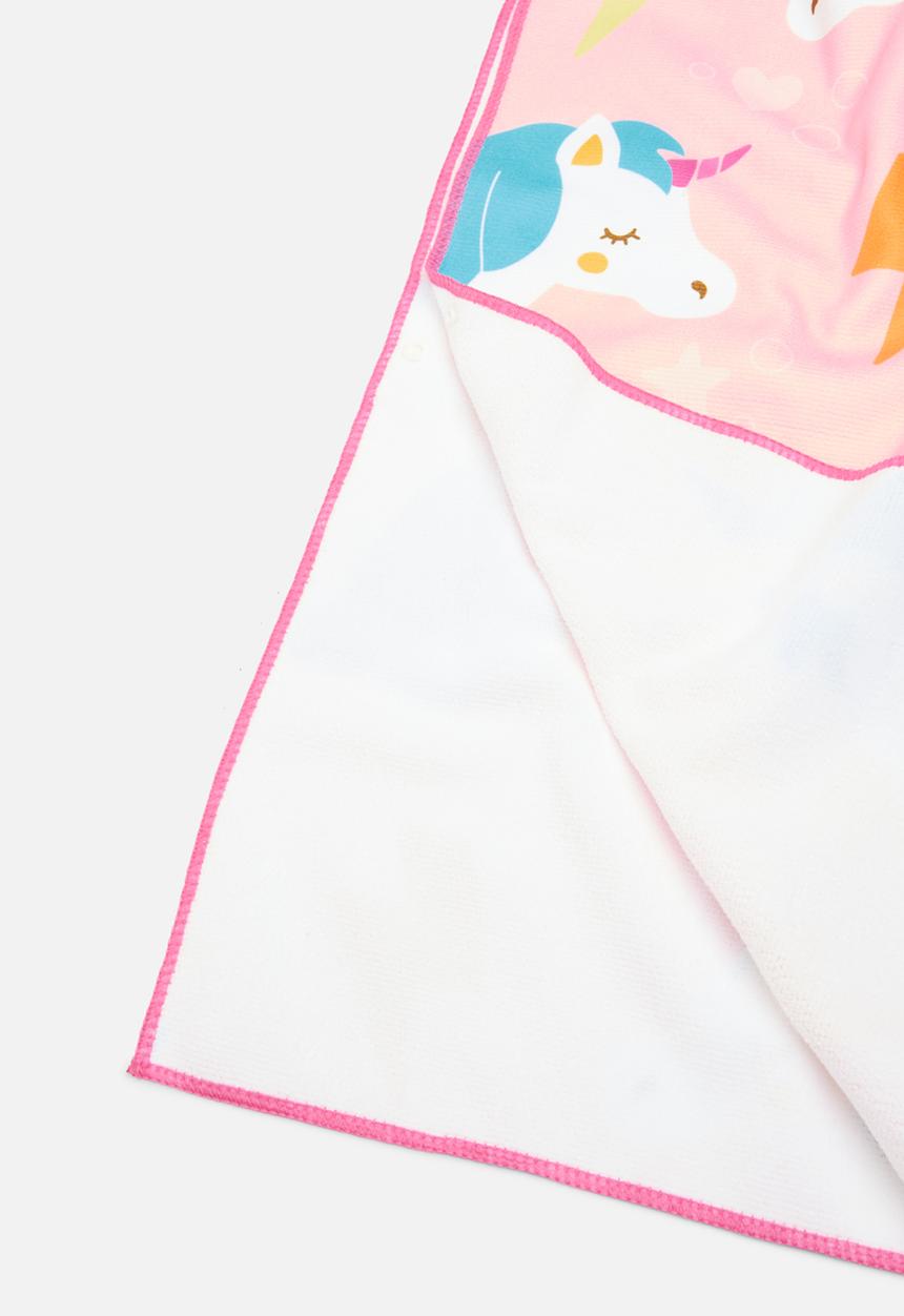 Pop Candy - Unicorn hooded towel - pink