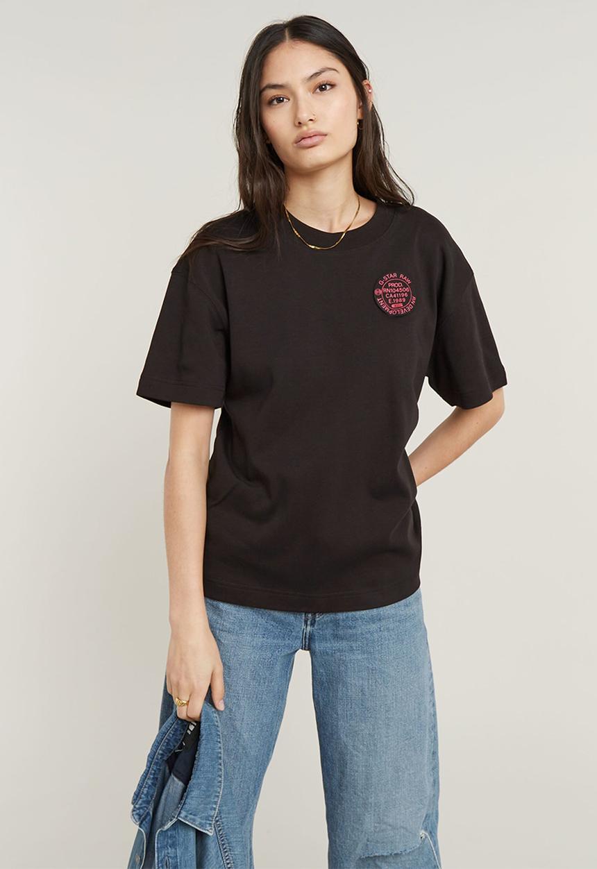 G-STAR - G-Badge Loose R T Wmn - Dk Black