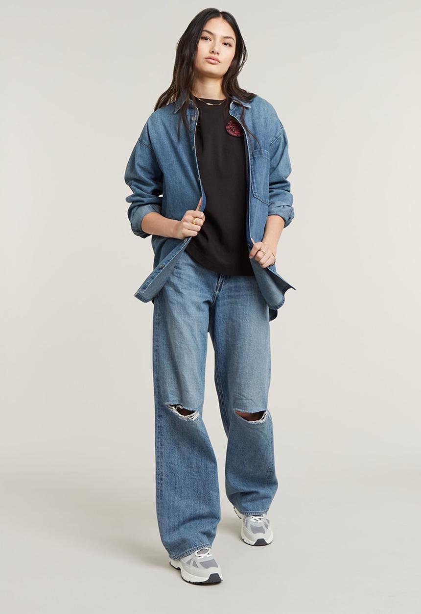 G-STAR - G-Badge Loose R T Wmn - Dk Black