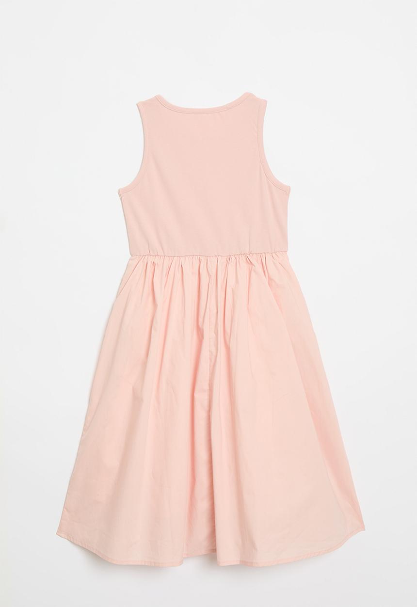 Pop Candy - Combo fit & flare dress - pink