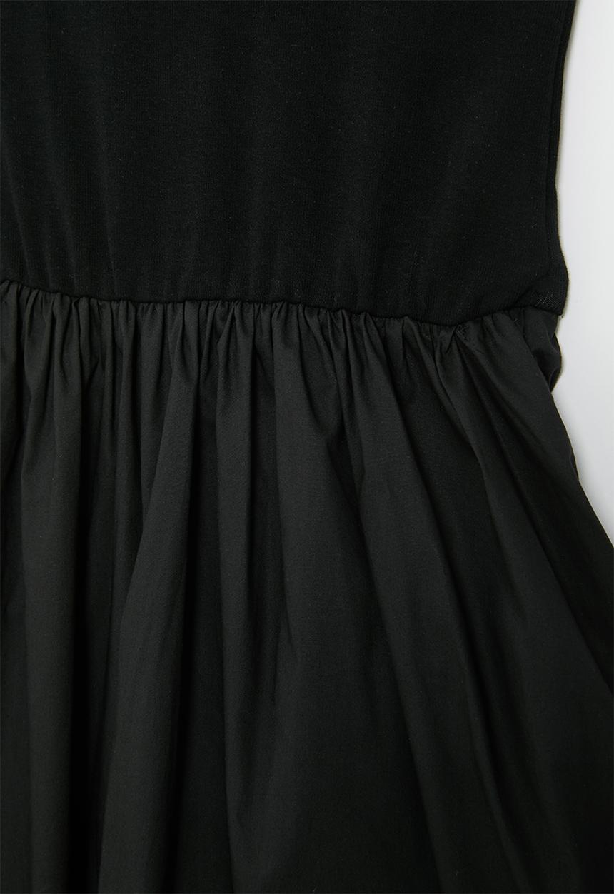 Pop Candy - Combo fit & flare dress - black
