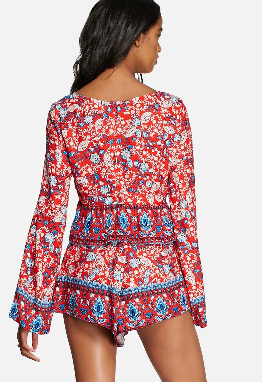 MINKPINK - Wild west tie front crop top