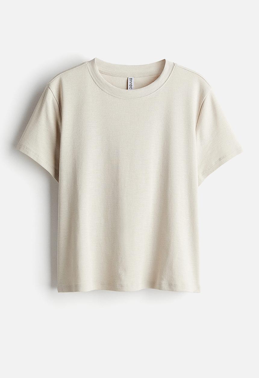 H&M - T-shirt - light beige 