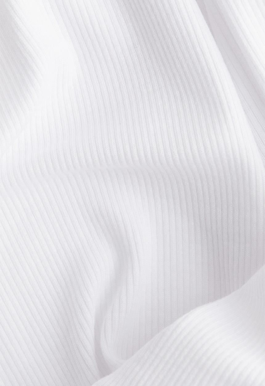 H&M - Ribbed vest top - white