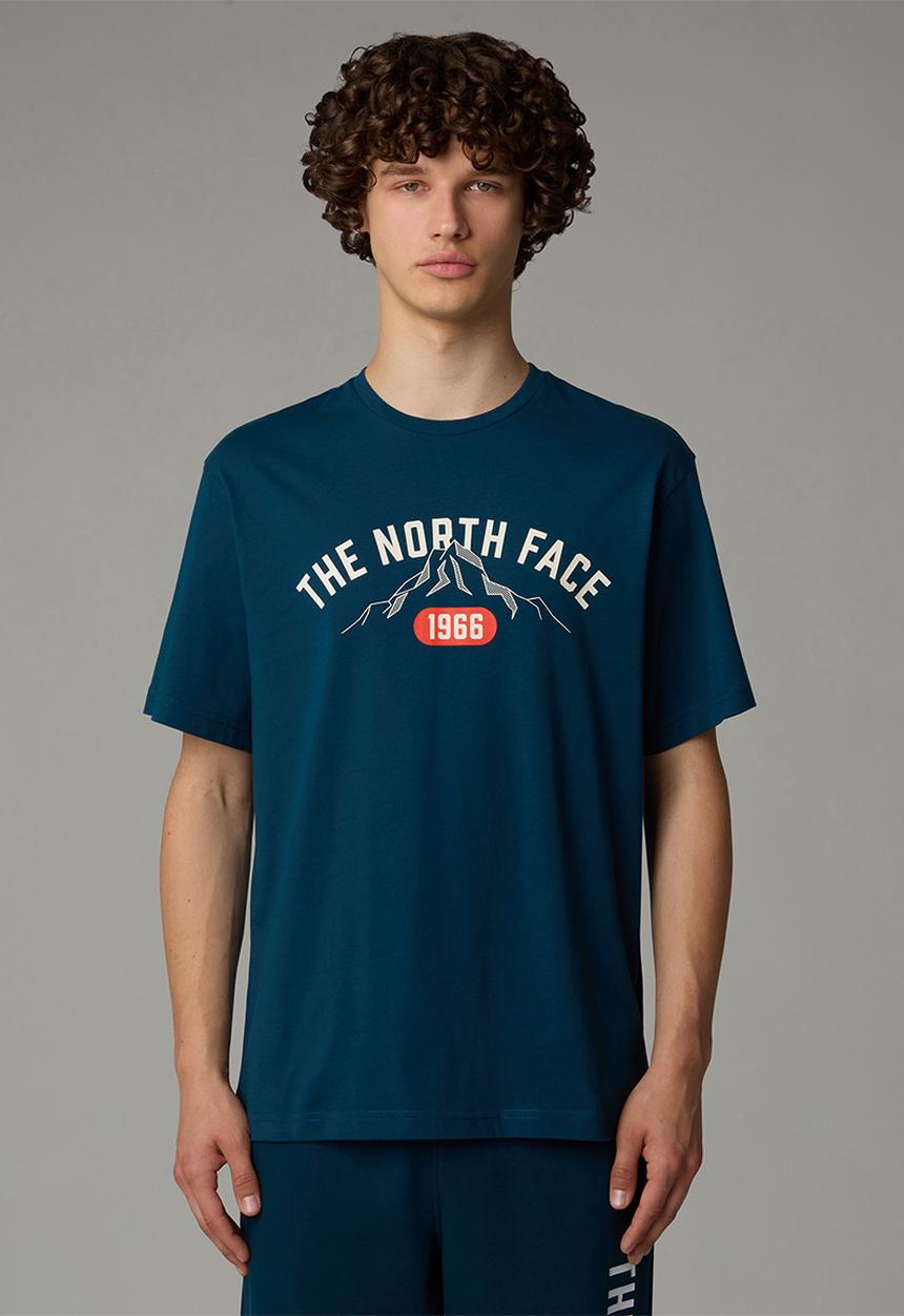 The North Face - M Ss Tee Varsity Graphic - Midnight Petrol (1NO)