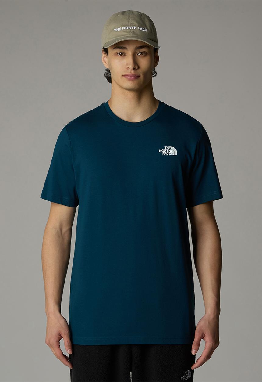 The North Face - M short sleeve redbox celebration tee - midnight petrol 