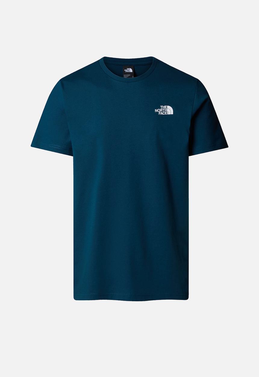 The North Face - M short sleeve redbox celebration tee - midnight petrol 