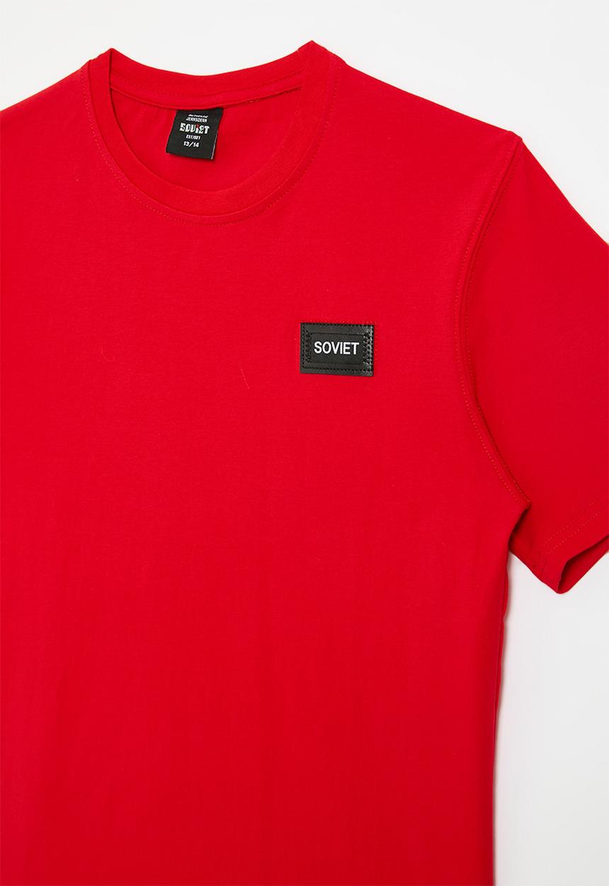 SOVIET - Boys fashion tee - red2