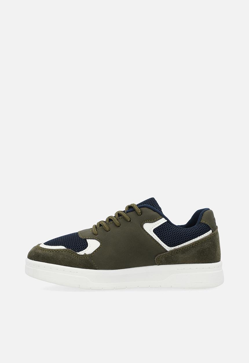 POLO - Colour block sneaker - olive
