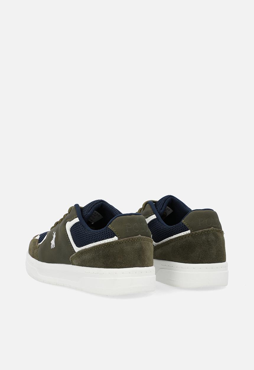 POLO - Colour block sneaker - olive