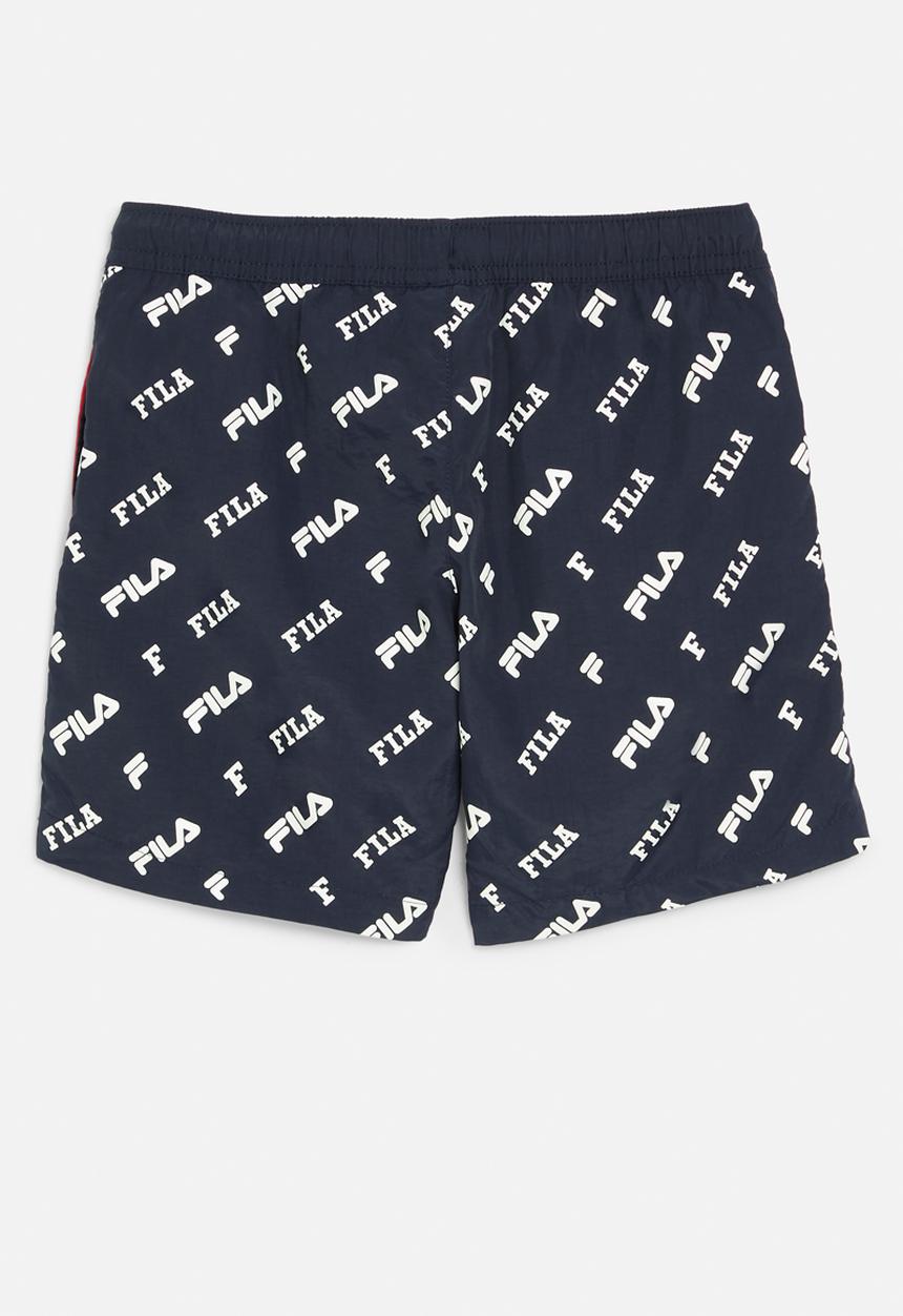 FILA - Ellis Shorts - Fila Blue Aop/Fila Red