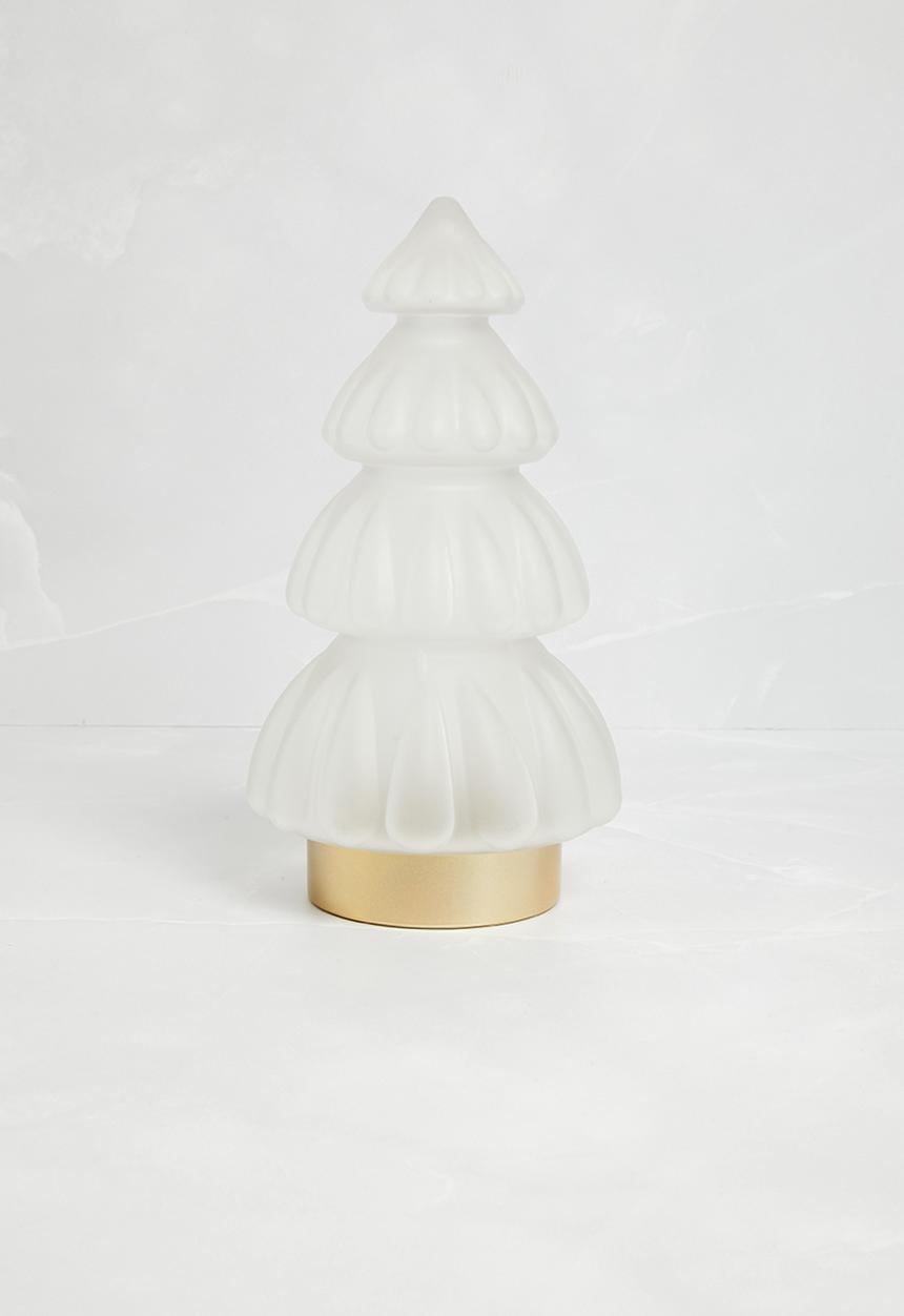 H&S - Frosted LED Xmas tree - clear