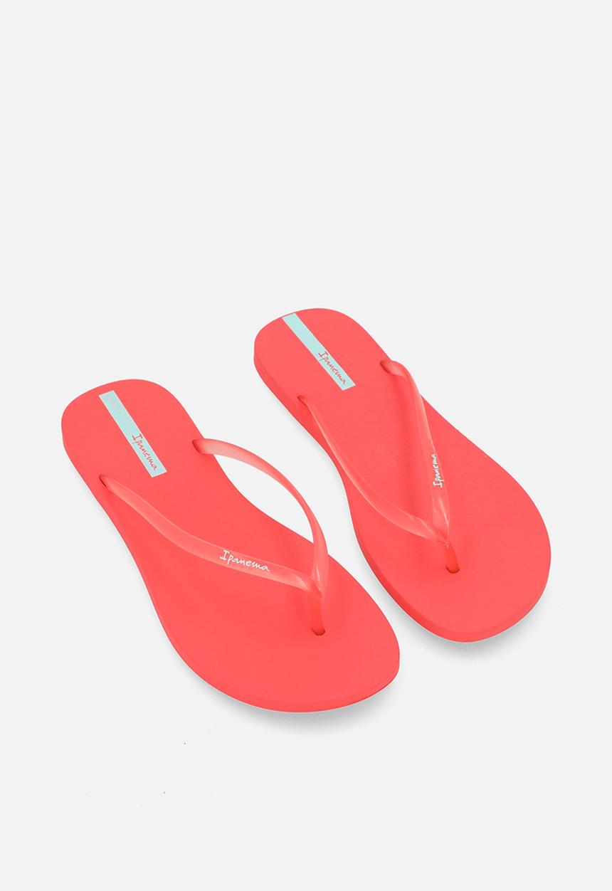 Ipanema - Easy flip flop - red clear