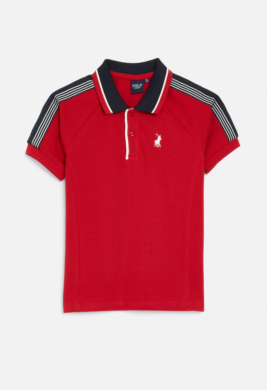 POLO - Boys jackson raglan sleeve golfer - samba red