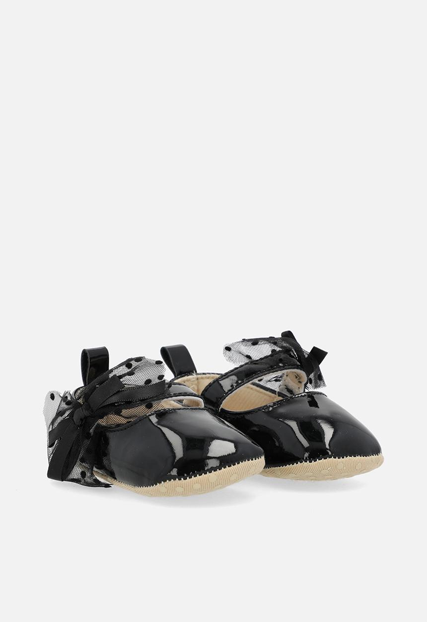 Pop Candy - Patent bow decor pumps - black