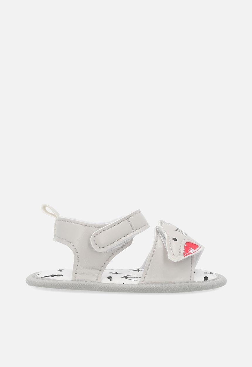 Pop Candy - Shark sandals - grey