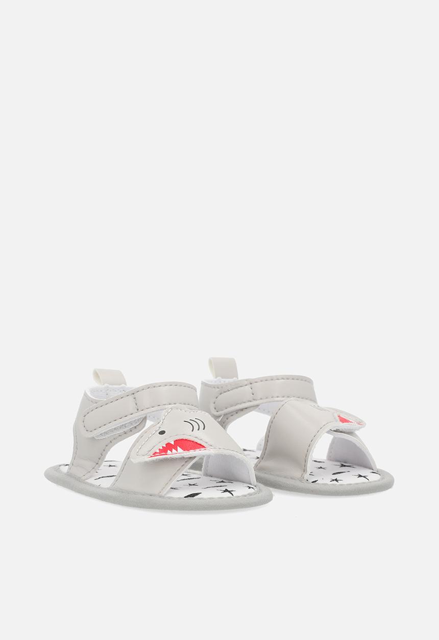 Pop Candy - Shark sandals - grey