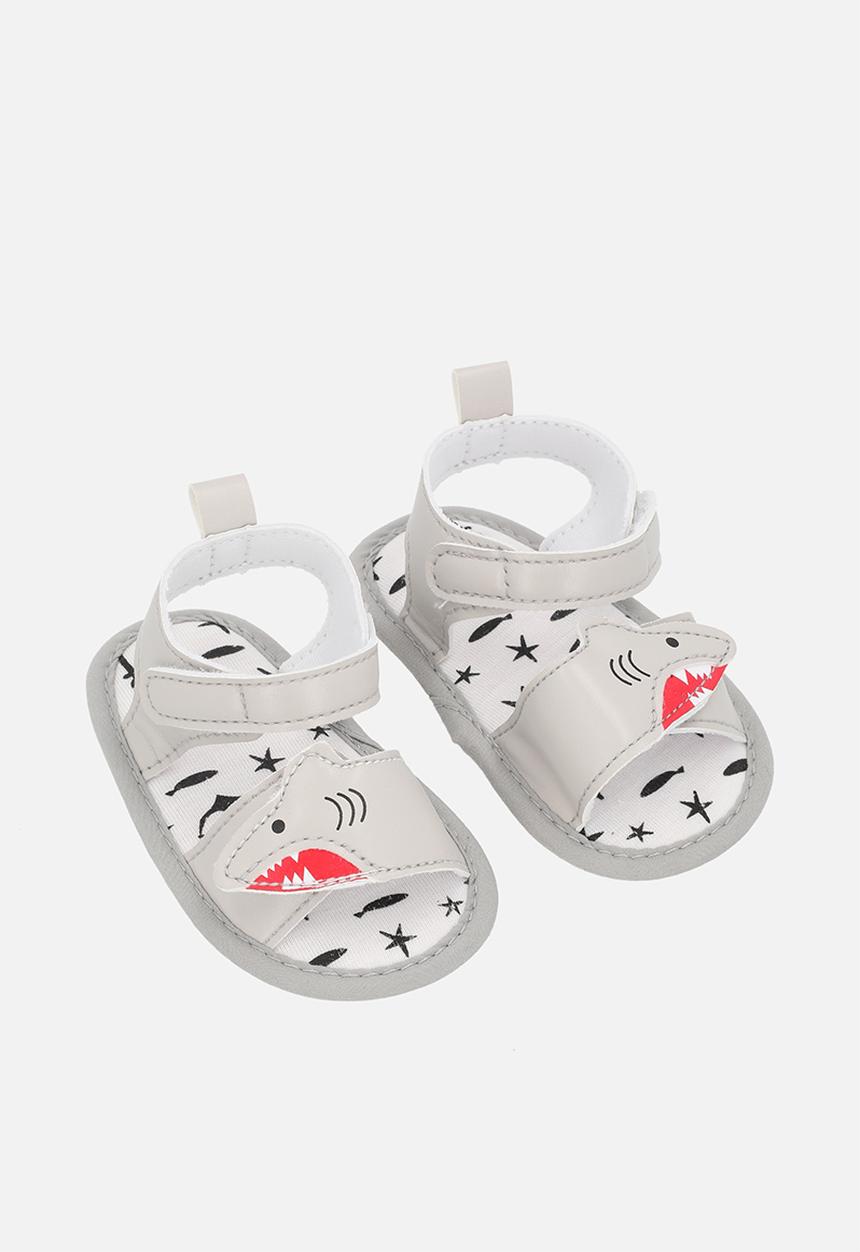 Pop Candy - Shark sandals - grey
