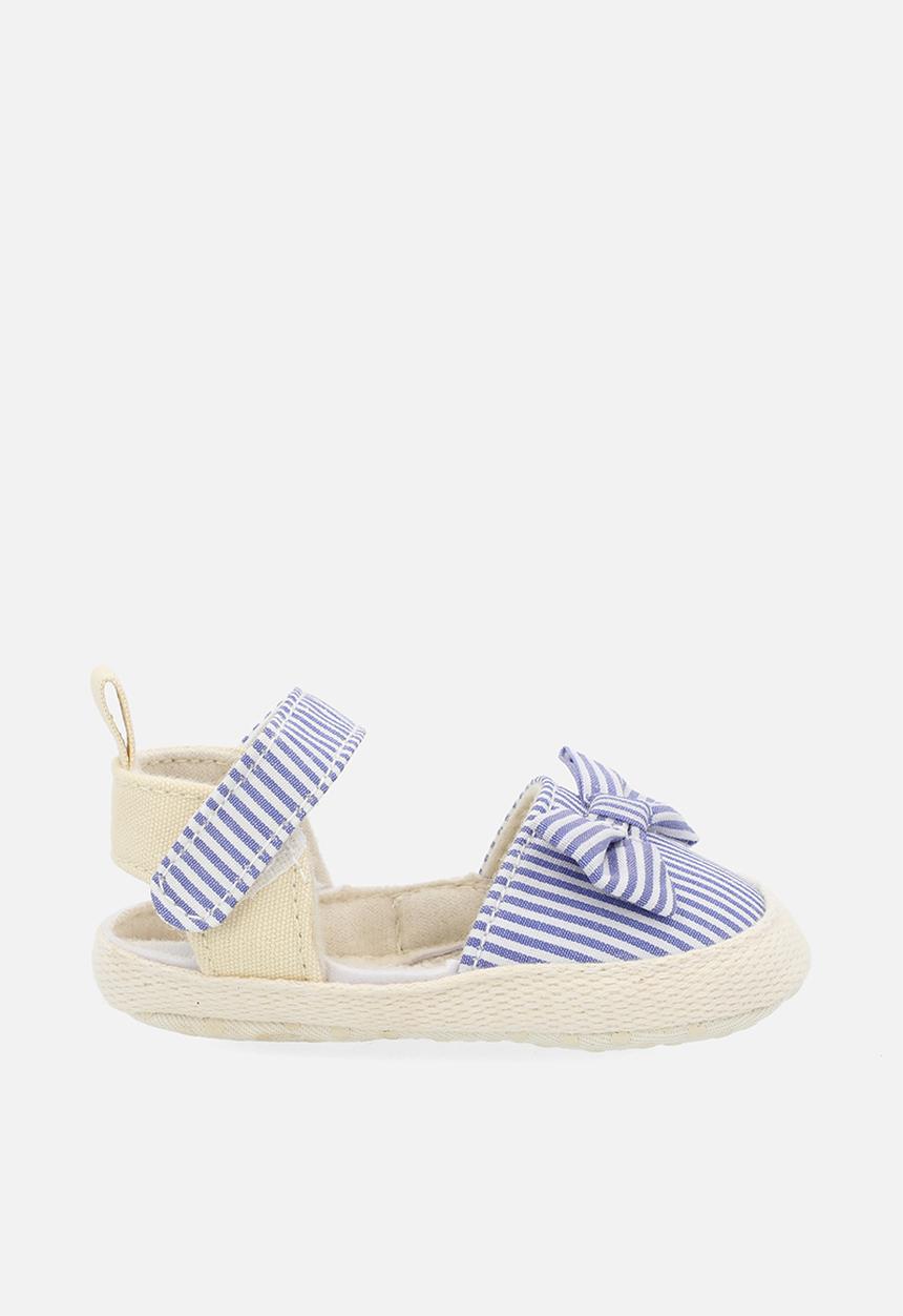 Pop Candy - Striped espadrilles - blue & white