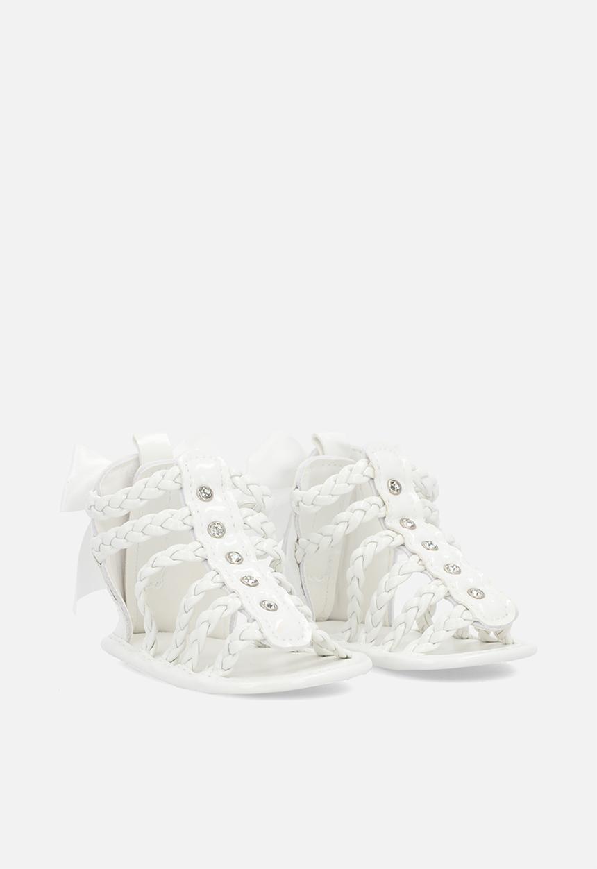 Pop Candy - Gladiator sandals-white