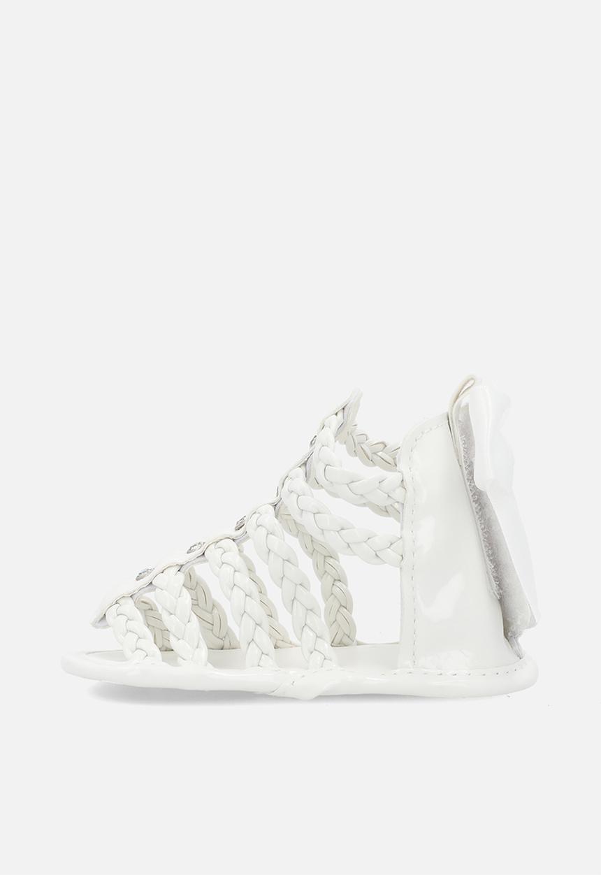 Pop Candy - Gladiator sandals-white
