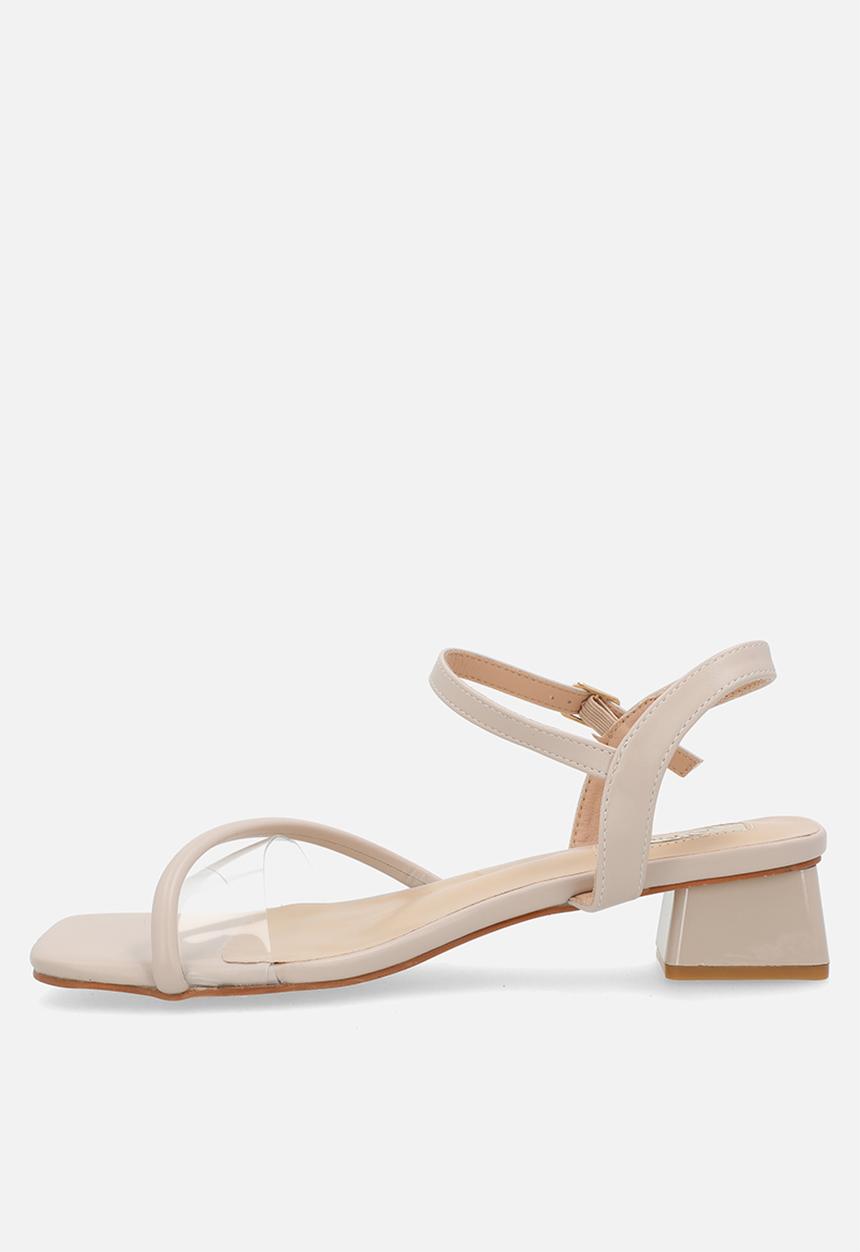 Plum - Anzel block heel - neutral