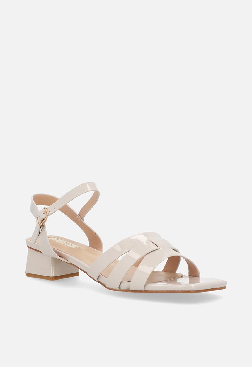 Plum - Hattie block heel - neutral