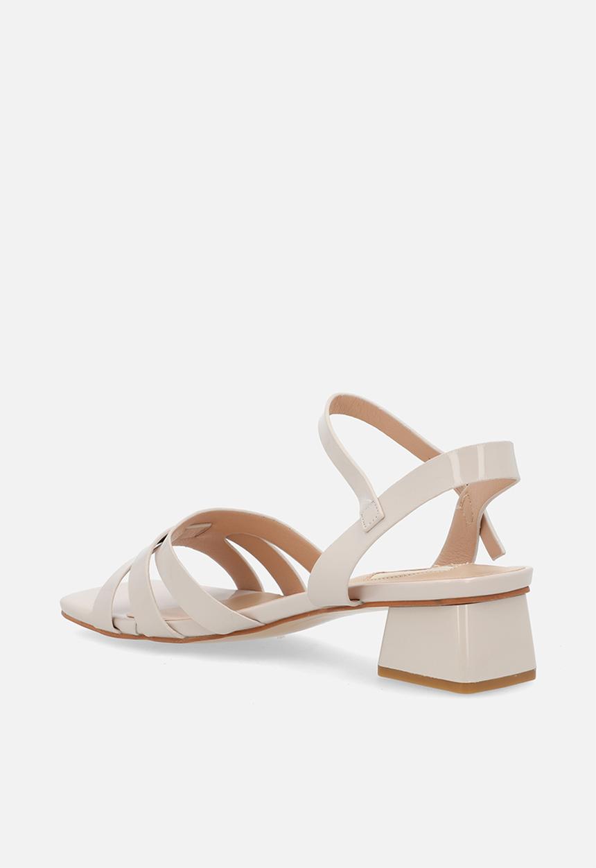 Plum - Hattie block heel - neutral