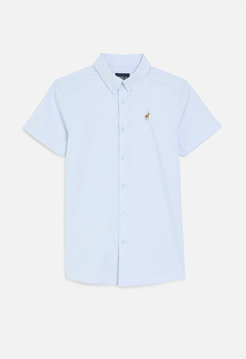 POLO - Boys brandon oxford short sleeve shirt - light blue