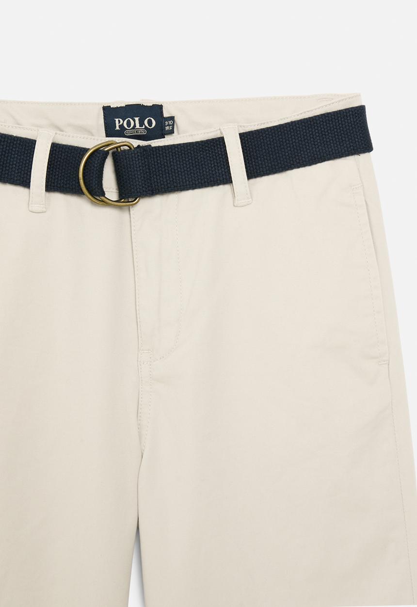 POLO - Boys andrew belted chino short - stone