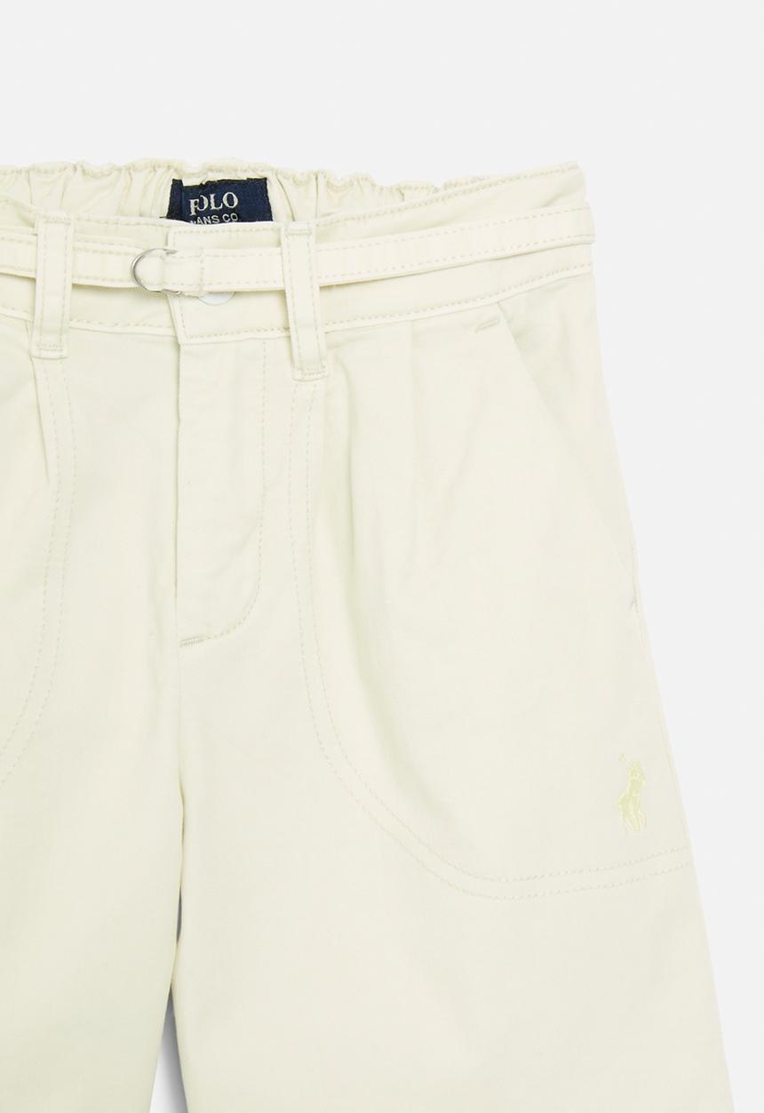 POLO - Girls ava denim short - off white