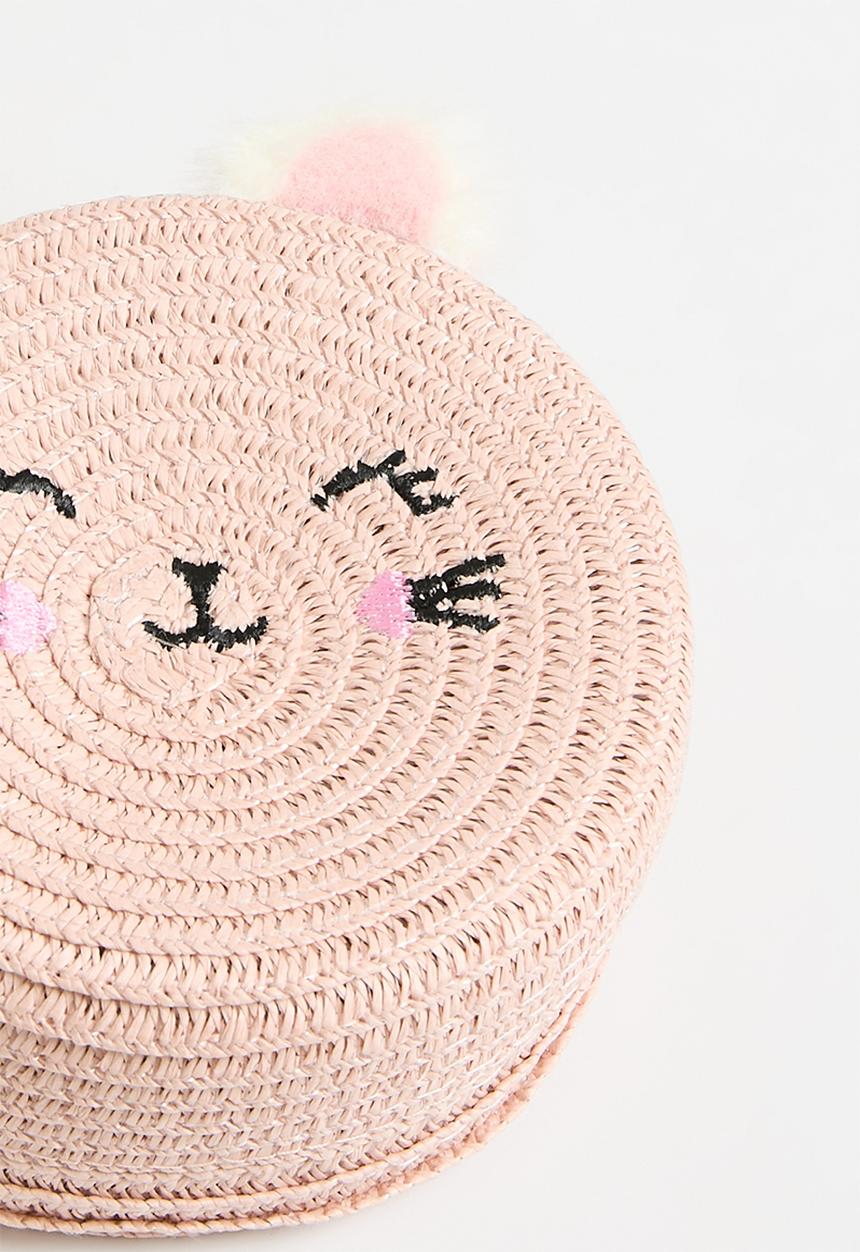 Pop Candy - Straw crossbody bag - pink