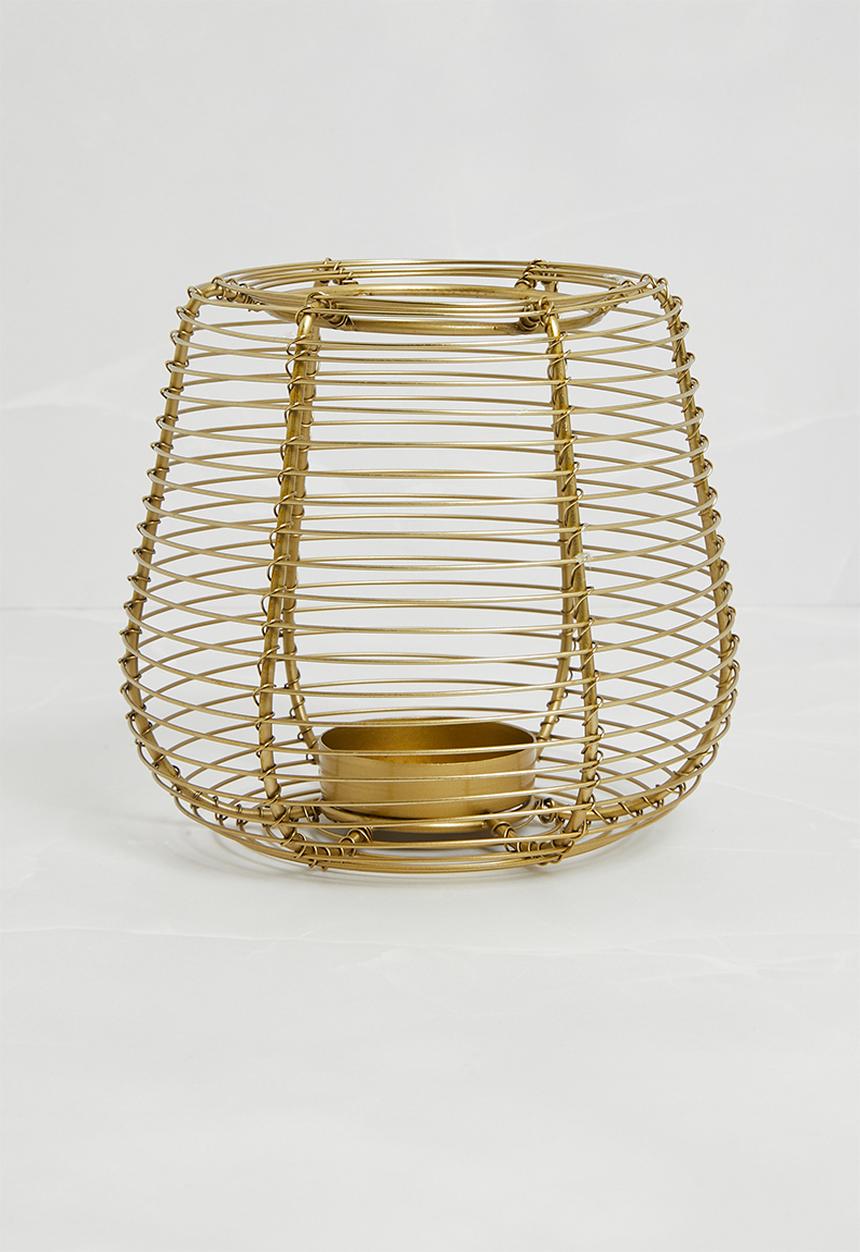 H&S - Wire tealight holer - gold