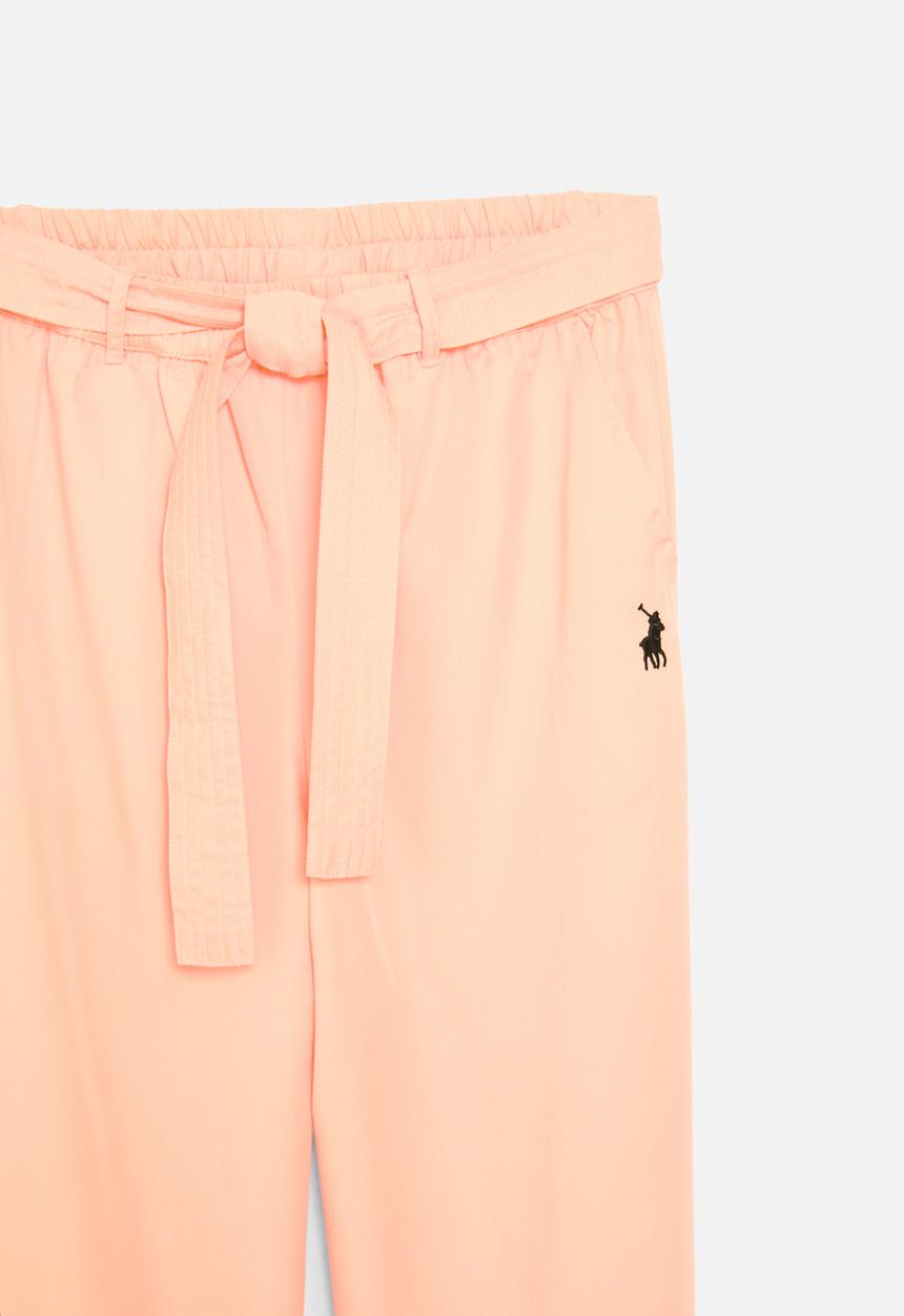 POLO - Girls chloe belted pant - pale peach