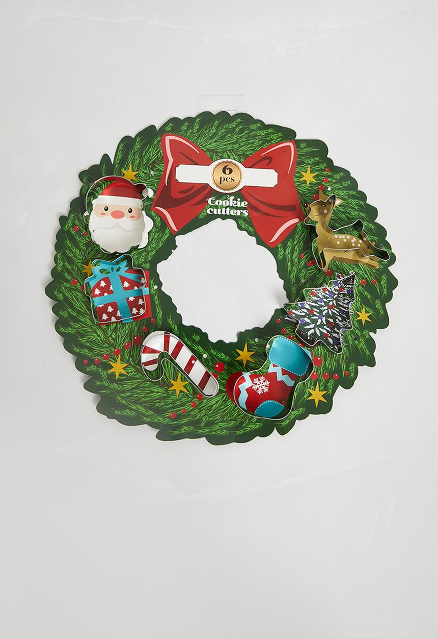 H&S - Xmas Garland cookie cutter set of 6 - multi