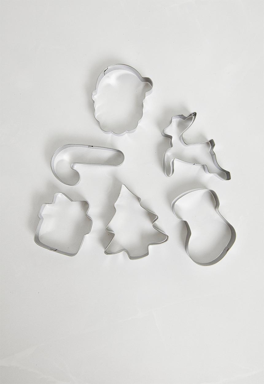 H&S - Xmas Garland cookie cutter set of 6 - multi