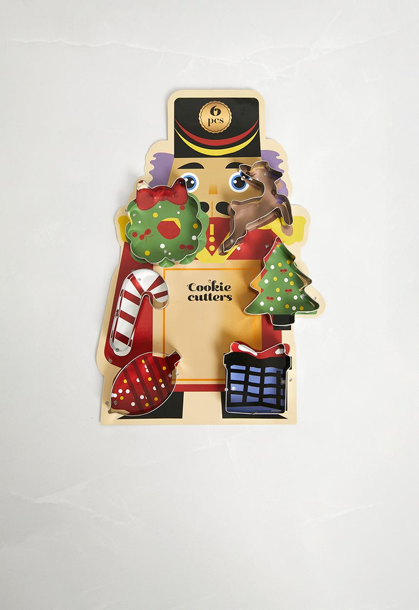 H&S - Soldier cookie cutter set of 6 - multi
