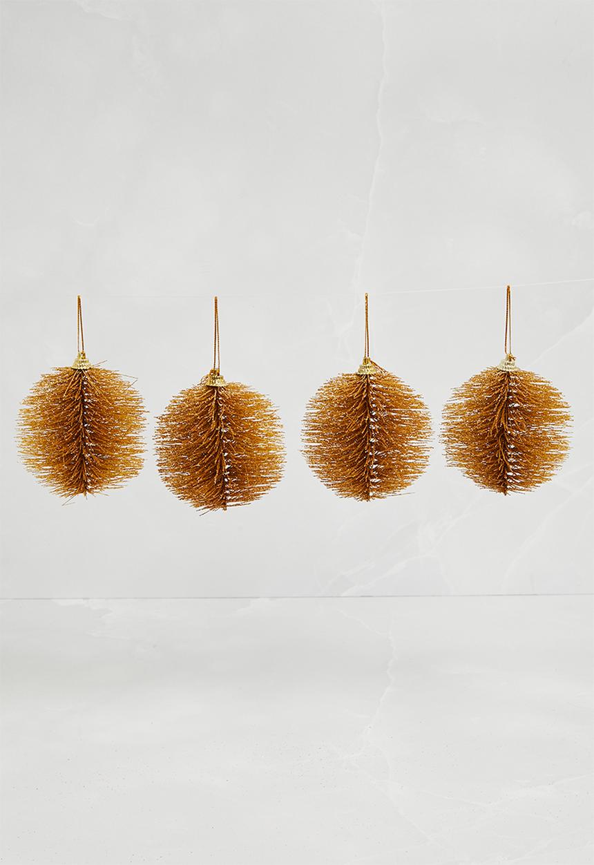 H&S - Botti Hanging Deco set of 4 - Gold