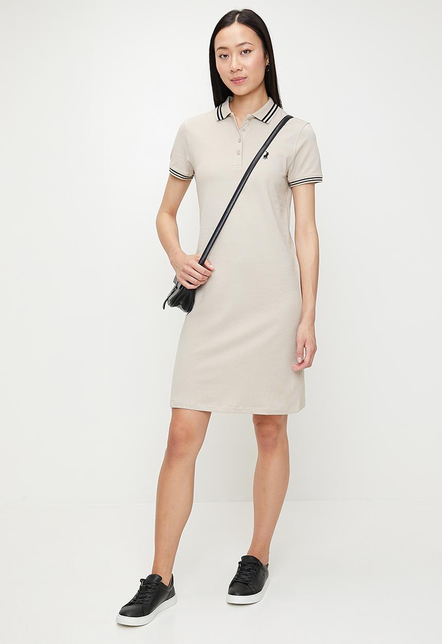 POLO - Wmn Leah Golfer Dress - Stone