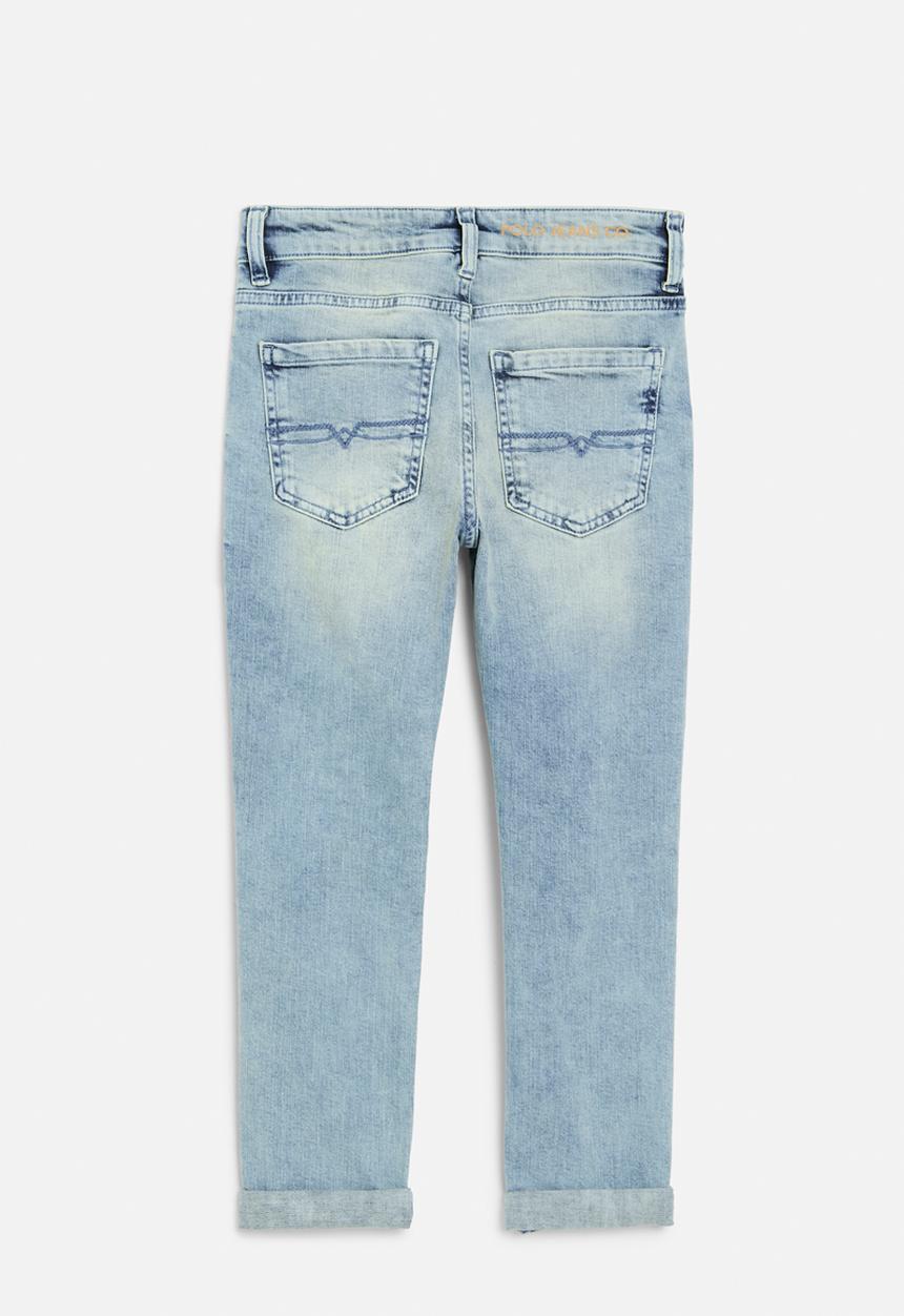 POLO - Boys malcolm slim fit jean - stone wash