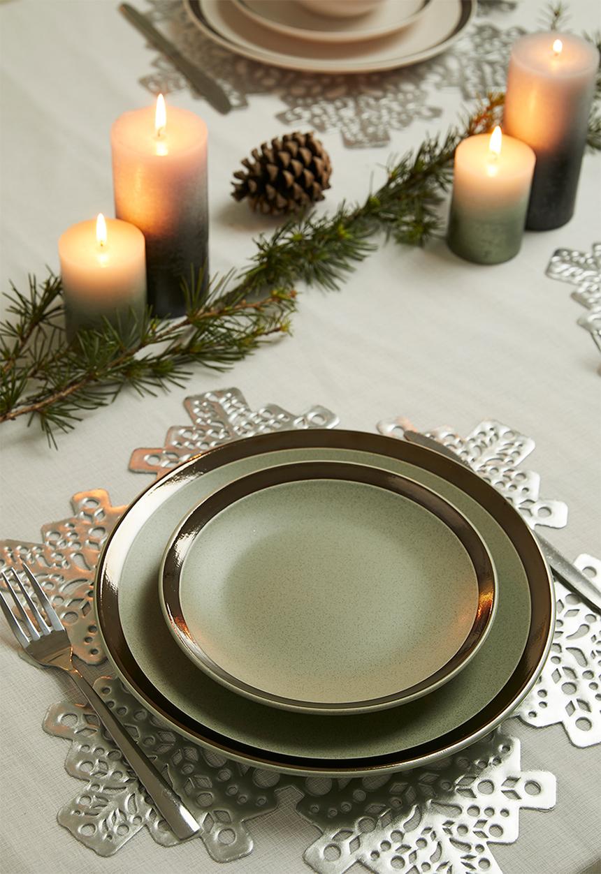 Excellent Houseware - Speckle side plate set of 3 - multi