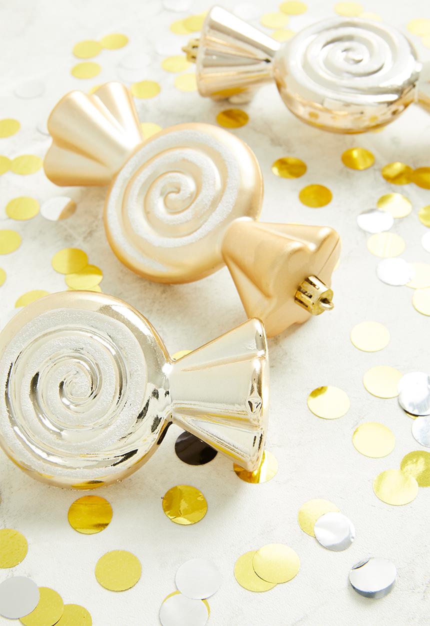 H&S - Candy Hanging Deco - Gold