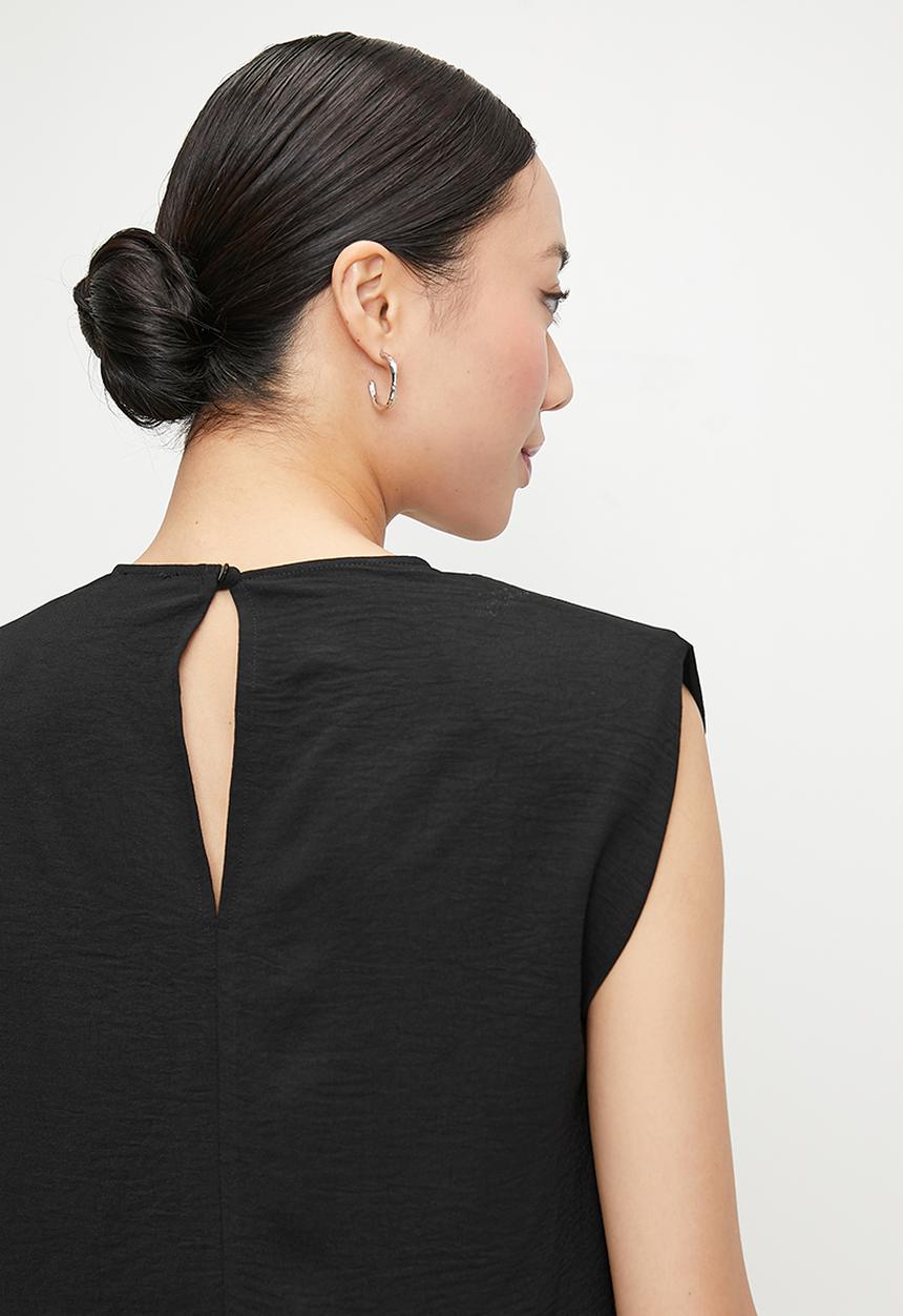 edit - Basic grown slv shell - black