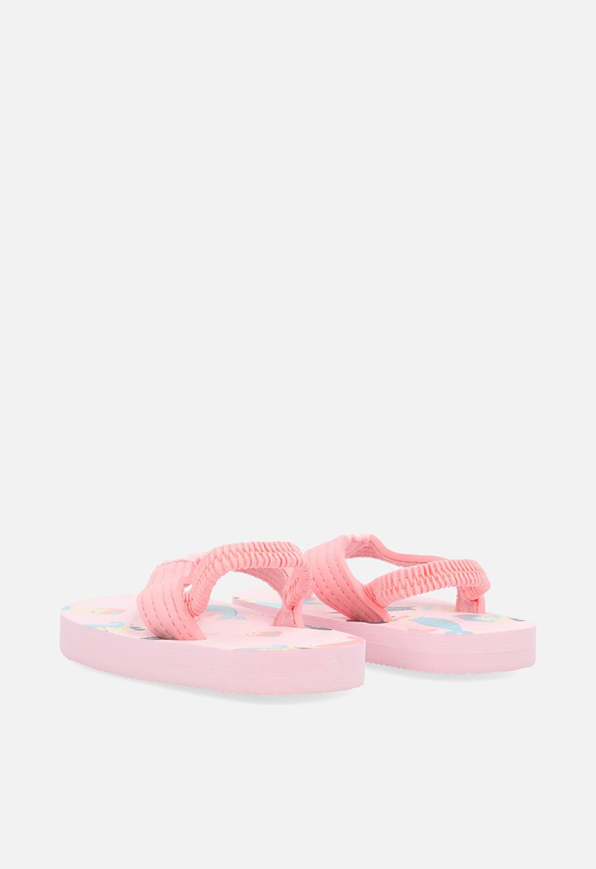 Pop Candy - Printed thong sandals - pink