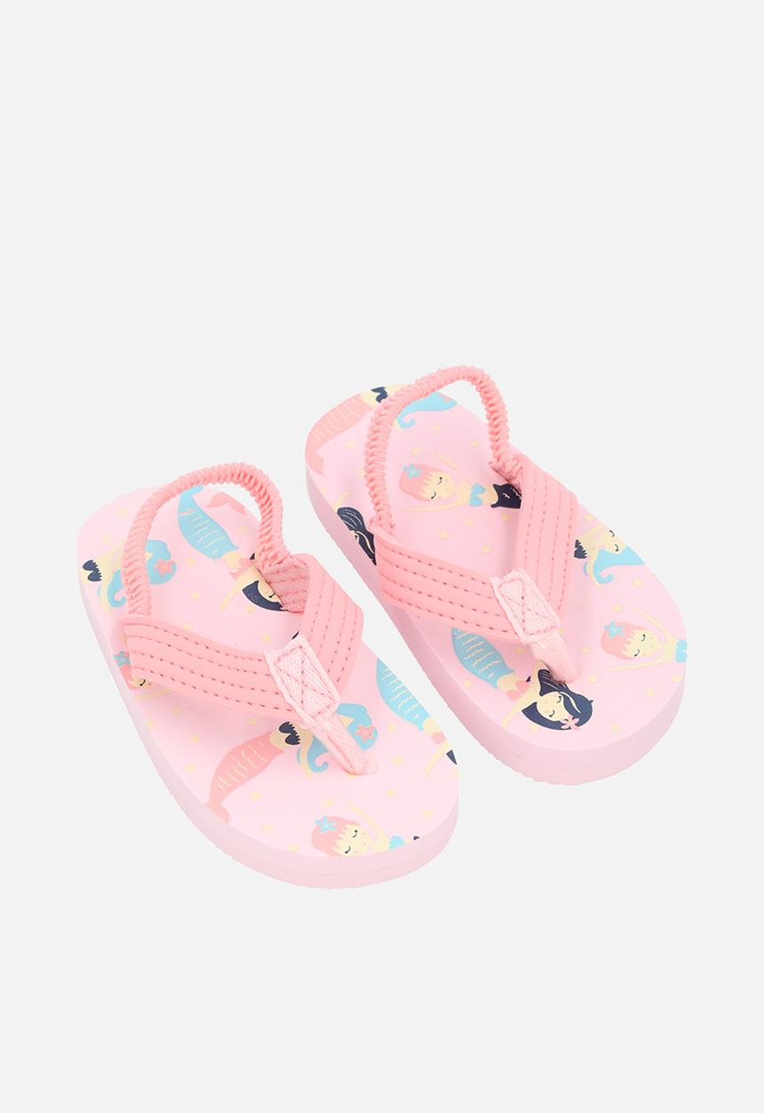 Pop Candy - Printed thong sandals - pink